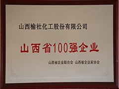 2013年山西省100強企業