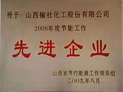 2008節能工作先進企業